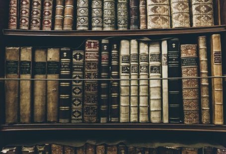 History Book - books filed on bookshelf