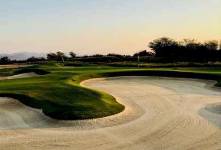 Golf Course - golf field under clear blue sky