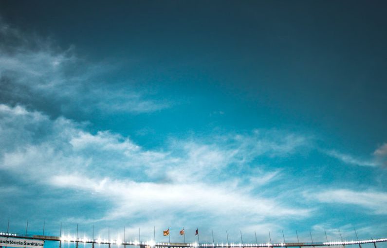 Ghost Tour - stadium under clear blue sky