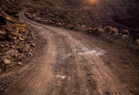Off-road - brown soil pavement