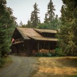 Cabin Woods - pathway towards brown wooden house during daytime