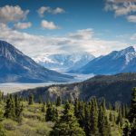 Mountain View - green mountain across body of water