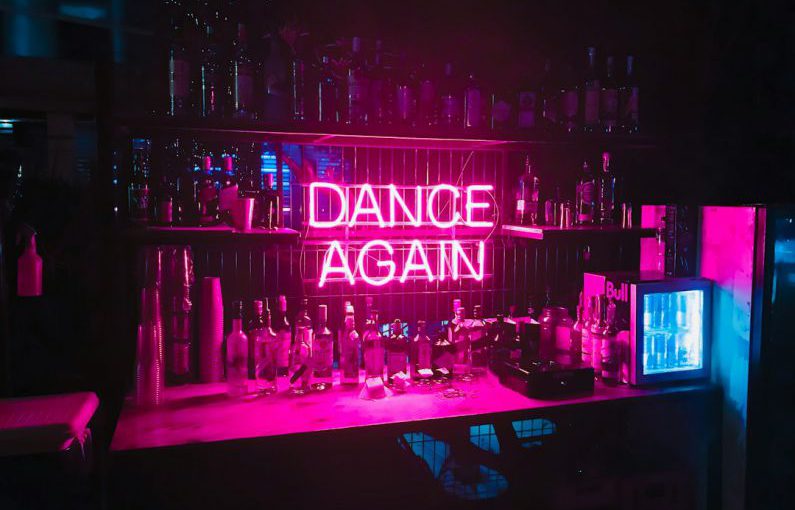 Night Clubs - Dance Again LED signage