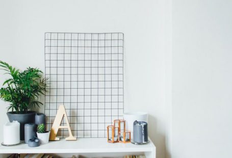 Art Scene - potted plants on table
