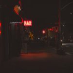 Night Bar - lighted bar signage during nighttime