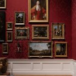 Museum - assorted picture frames on wall