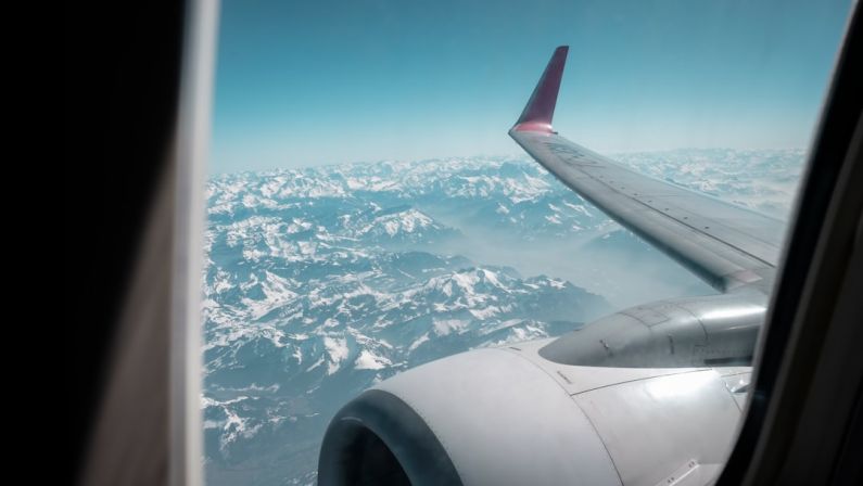 First Visit - window plane view